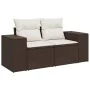 Set of garden sofas 11 pcs cushions synthetic rattan brown by , Garden sets - Ref: Foro24-3223132, Price: 728,18 €, Discount: %