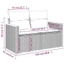 Set mit 10 Stück Gartensofas mit schwarzen Kissen aus synthetischem Rattan von , Gartensets - Ref: Foro24-3227149, Preis: 758...