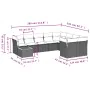 Set mit 10 Gartensofas mit Kissen synthetisches Rattangrau von , Gartensets - Ref: Foro24-3256159, Preis: 712,91 €, Rabatt: %