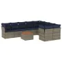 Set mit 10 Gartensofas mit Kissen synthetisches Rattangrau von , Gartensets - Ref: Foro24-3256152, Preis: 712,91 €, Rabatt: %
