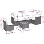 Set mit 7 Gartensofas mit Kissen synthetisches Rattangrau von , Gartensets - Ref: Foro24-3255998, Preis: 500,65 €, Rabatt: %