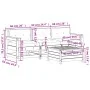 4 pcs garden furniture set and Douglas fir wood cushions by , Garden sets - Ref: Foro24-3250798, Price: 392,60 €, Discount: %