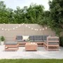 Juego de muebles jardín 8 pzas y cojines madera abeto Douglas de , Conjuntos de jardín - Ref: Foro24-3250578, Precio: 875,99 ...