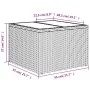 Set of 10 garden sofas and cushions synthetic rattan brown by , Garden sets - Ref: Foro24-3218143, Price: 642,52 €, Discount: %