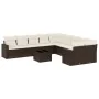 Set Gartensofas 11 Stück Kissen synthetisches Rattan braun von , Gartensets - Ref: Foro24-3219513, Preis: 709,81 €, Rabatt: %
