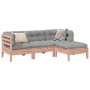 Set of 4 garden sofas with Douglas fir wood cushions by , Garden sets - Ref: Foro24-3299382, Price: 325,95 €, Discount: %