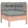 Set of 4 garden sofas with Douglas fir wood cushions by , Garden sets - Ref: Foro24-3299382, Price: 325,95 €, Discount: %