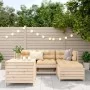 5-teilige Gartensofagarnitur aus massivem Kiefernholz von , Gartensets - Ref: Foro24-3250488, Preis: 323,92 €, Rabatt: %