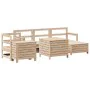 7-teilige Gartensofagarnitur aus massivem Kiefernholz von , Gartensets - Ref: Foro24-3250512, Preis: 466,66 €, Rabatt: %