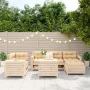 7-teilige Gartensofagarnitur aus massivem Kiefernholz von , Gartensets - Ref: Foro24-3250512, Preis: 466,66 €, Rabatt: %