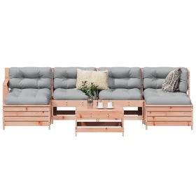 Set of 7 garden sofas solid fir Douglas wood by , Garden sets - Ref: Foro24-3250990, Price: 397,09 €, Discount: %