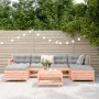 Set of 7 garden sofas solid fir Douglas wood by , Garden sets - Ref: Foro24-3250990, Price: 405,89 €, Discount: %