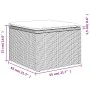 Set mit 6 Gartensofas mit Kissen Kunstrattan schwarz von , Gartensets - Ref: Foro24-3227058, Preis: 447,11 €, Rabatt: %