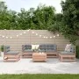 Juego de muebles jardín 6 pzas y cojines madera abeto Douglas de , Conjuntos de jardín - Ref: Foro24-3250718, Precio: 676,04 ...