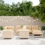7-teilige Gartensofagarnitur aus massivem Kiefernholz von , Gartensets - Ref: Foro24-3250544, Preis: 421,89 €, Rabatt: %