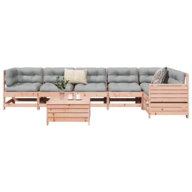 Set of 7 garden sofas solid fir Douglas wood by , Garden sets - Ref: Foro24-3250874, Price: 446,48 €, Discount: %