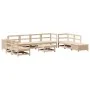 Set Gartensofas 11 Stück massives Kiefernholz von , Gartensets - Ref: Foro24-3250628, Preis: 682,17 €, Rabatt: %