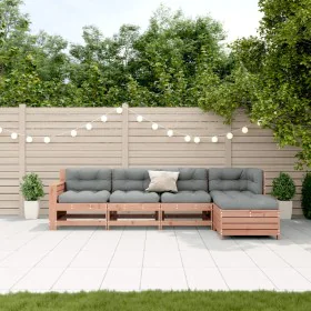 5-teiliges Gartenmöbel-Set und Kissen aus Douglasienholz von , Gartensets - Ref: Foro24-3250834, Preis: 552,45 €, Rabatt: %