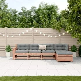 Juego de muebles jardín 5 pzas y cojines madera abeto Douglas de , Conjuntos de jardín - Ref: Foro24-3250834, Precio: 552,51 ...