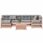 Juego de muebles jardín 7 pzas y cojines madera abeto Douglas de , Conjuntos de jardín - Ref: Foro24-3250938, Precio: 697,89 ...