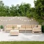 Juego de sofás de jardín 7 piezas madera maciza de pino de , Conjuntos de jardín - Ref: Foro24-3250888, Precio: 396,81 €, Des...