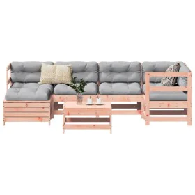 Set of 7 garden sofas solid fir Douglas wood by , Garden sets - Ref: Foro24-3250910, Price: 415,47 €, Discount: %