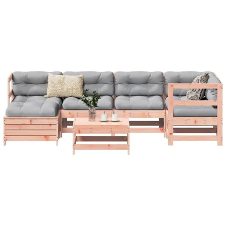Set mit 7 Gartensofas aus massiver Tanne Douglasie von , Gartensets - Ref: Foro24-3250910, Preis: 415,47 €, Rabatt: %