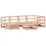 Set of 7 garden sofas solid fir Douglas wood by , Garden sets - Ref: Foro24-3250910, Price: 415,47 €, Discount: %