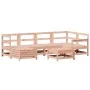 Set of 7 garden sofas solid fir Douglas wood by , Garden sets - Ref: Foro24-3250950, Price: 405,70 €, Discount: %