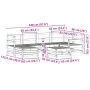 Set mit 7 Gartensofas aus massiver Tanne Douglasie von , Gartensets - Ref: Foro24-3250950, Preis: 405,70 €, Rabatt: %