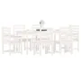 7-piece garden dining set solid pine white wood by , Garden sets - Ref: Foro24-3154708, Price: 582,66 €, Discount: %