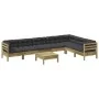 Set of garden sofas 8 pcs with impregnated pine wood cushions by , Garden sets - Ref: Foro24-3299484, Price: 675,11 €, Discou...