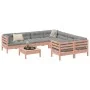 Set mit 9 Gartensofas mit Kissen aus Douglasienholz von , Gartensets - Ref: Foro24-3299375, Preis: 778,66 €, Rabatt: %