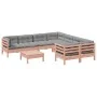 Set mit 9 Gartensofas mit Kissen aus Douglasienholz von , Gartensets - Ref: Foro24-3299375, Preis: 778,66 €, Rabatt: %