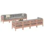 Set de sofás jardín 9 pzas con cojines madera de abeto Douglas de , Conjuntos de jardín - Ref: Foro24-3299363, Precio: 778,27...
