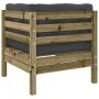 Set mit 7 Gartensofas mit Kissen aus imprägniertem Kiefernholz von , Gartensets - Ref: Foro24-3299624, Preis: 666,40 €, Rabat...