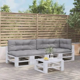 Cushions for pallets 5 units gray fabric by , Cushions for chairs and sofas - Ref: Foro24-3217135, Price: 159,53 €, Discount: %