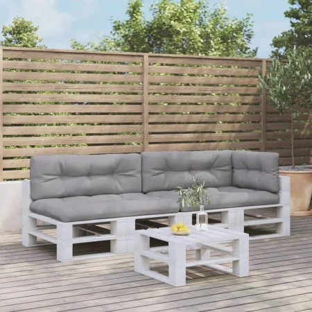 Cushions for pallets 5 units gray fabric by , Cushions for chairs and sofas - Ref: Foro24-3217135, Price: 159,53 €, Discount: %