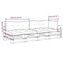 Cushions for pallets 5 units gray fabric by , Cushions for chairs and sofas - Ref: Foro24-3217135, Price: 159,53 €, Discount: %
