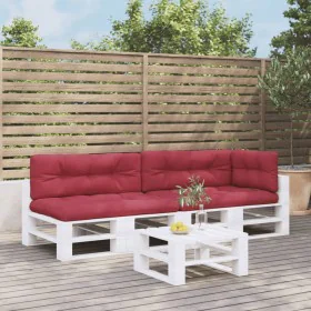 Cushions for pallet sofa 5 units red fabric by , Cushions for chairs and sofas - Ref: Foro24-3217140, Price: 148,65 €, Discou...