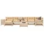 Set of garden sofas 9 pcs solid pine wood by , Garden sets - Ref: Foro24-3250656, Price: 499,26 €, Discount: %