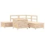 Juego de sofás de jardín 6 piezas madera maciza de pino de , Conjuntos de jardín - Ref: Foro24-3250696, Precio: 394,56 €, Des...