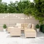 Juego de sofás de jardín 6 piezas madera maciza de pino de , Conjuntos de jardín - Ref: Foro24-3250696, Precio: 394,56 €, Des...