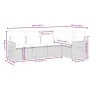 Set of 5 pcs garden sofas with cushions synthetic rattan black by , Garden sets - Ref: Foro24-3226785, Price: 433,97 €, Disco...