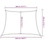 HDPE blue trapezium sail awning 160 g/m² 4/5x3 m by , Umbrellas - Ref: Foro24-311545, Price: 35,85 €, Discount: %