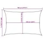 Rectangular sail awning HDPE yellow 160 g/m² 6x7 m by , Umbrellas - Ref: Foro24-311579, Price: 78,57 €, Discount: %