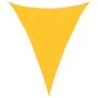 Yellow HDPE triangular sail awning 160 g/m² 5x6x6 m by , Umbrellas - Ref: Foro24-311593, Price: 38,80 €, Discount: %