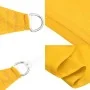 Yellow HDPE triangular sail awning 160 g/m² 5x6x6 m by , Umbrellas - Ref: Foro24-311593, Price: 38,80 €, Discount: %