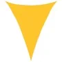 Yellow HDPE triangular sail awning 160 g/m² 4x5x5 m by , Umbrellas - Ref: Foro24-311591, Price: 30,26 €, Discount: %