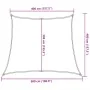 Trapezium sail awning HDPE yellow 160 g/m² 4/5x4 m by , Umbrellas - Ref: Foro24-311601, Price: 42,31 €, Discount: %